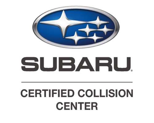 Subaru certified body shop logo